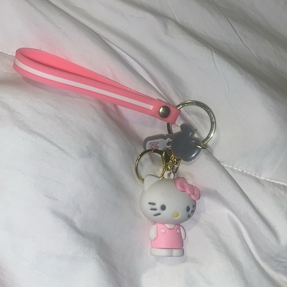Rubber hello kitty bag charm/key chain - Picture 1 of 1